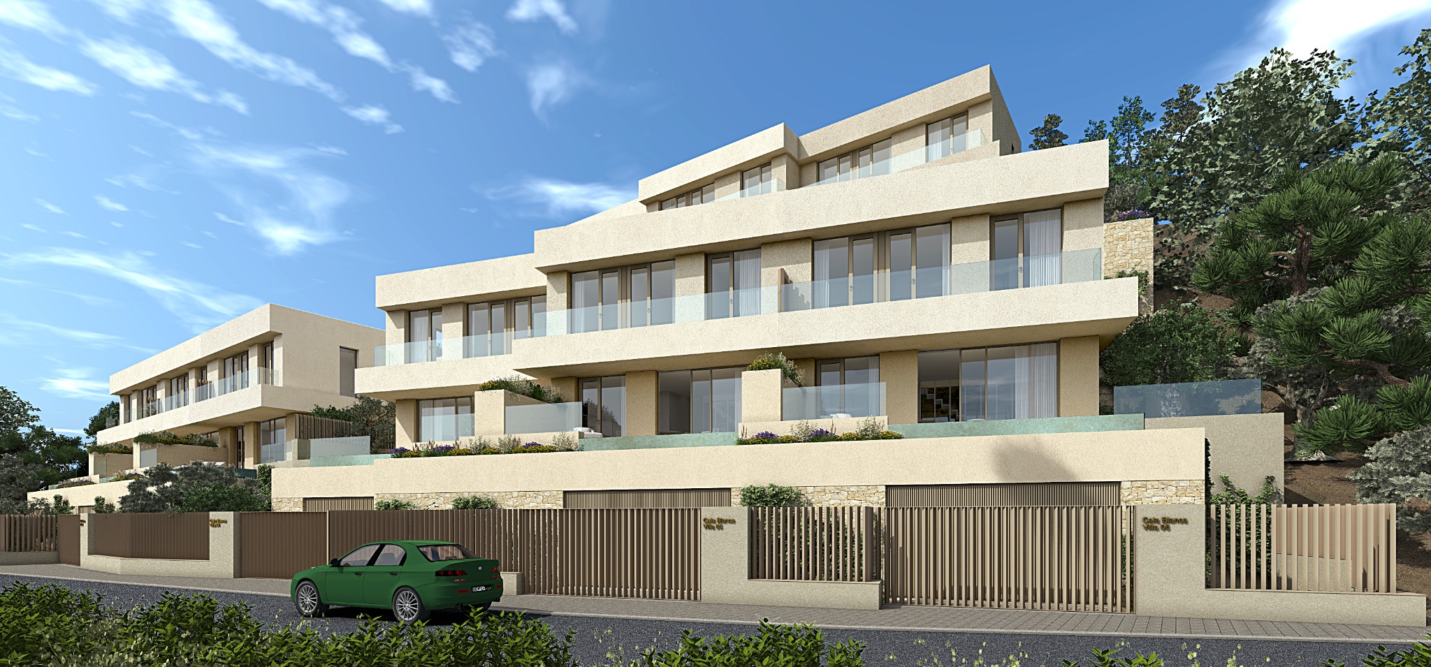 Arquitectura contemporánea de Cala Blanca Residencial